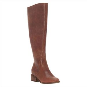 Lucky Brand Knee High Leather Boots Size 10